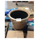 1 LOT DECORATIVE PLANTER W/ SAUCER