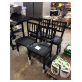 1 LOT 4 DINING CHAIRS