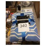 1 LOT 2 WOVEN THROWS
