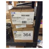 1 LOT 2 EATON SAFETY SWITCH BOXES