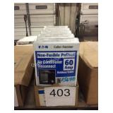 1 CTN EATON AC DISCONNECTS