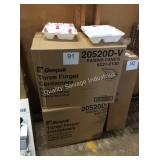 2 CTN 3 FINGER CONTAINERS