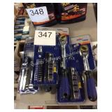 1 LOT (3) 20PC EXTENDABLE RATCHET SETS