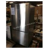 1 LOT LG SS SXS W/ FREEZER ON BOTTOM