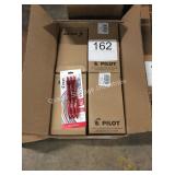 1 CTN PILOT RED INK PENS