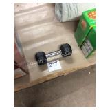 1 LOT 15LB DUMBBELL
