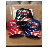 1 LOT 3 TRUMP 2020 BALL CAPS (DISPLAY)