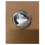 1 LOT 100TH ANNIVERSARY TITANIC COIN (DISPLAY)