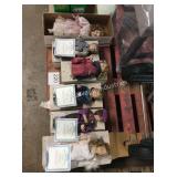 1 LOT 6 PORCELAIN DOLLS W/ COA