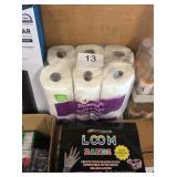 1 LOT 12 ROLLS PAPER TOWELS