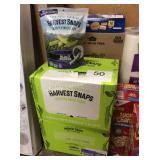 2 CTN HARVEST SNAPS SNACK CRISP EXP 02/20