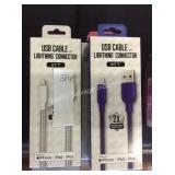 1 LOT 6 USB CABLES (DISPLAY)