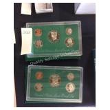 1 LOT 1996 & 1997 US MINT PROOF SETS (DISPLAY)
