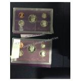 1 LOT (2) 1989 US MINT PROOF SETS (DISPLAY)