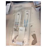 1 LOT 2 STERLING SILVER NECKLACES (DISPLAY)