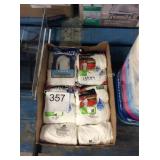 1 CTN WHITE T-SHIRTS (ASST SIZES)