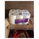 1 LOT 12 ROLLS PAPER TOWELS