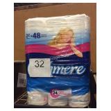 1 LOT 24 ROLLS TOILET PAPER