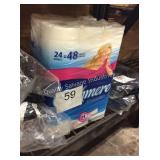 1 LOT 24 ROLLS TOILET PAPER