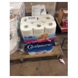1 LOT 24 ROLLS TOILET PAPER