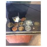 1 LOT ASST COINS (DISPLAY)