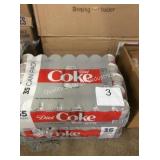 2 CTN CANNED DIET COKE EXP 05/20