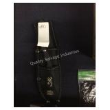 1 LOT BROWNING 2PCS KNIFE SET WITH SHEATH