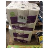 1 LOT (2) 6 PACK PAPER TOWELS