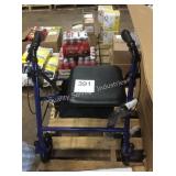 1 LOT DRIVE 4 WHEEL ROLLATOR