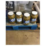 1 LOT 4 JARS STUFFED OLIVES EXP 11/22