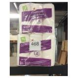 1 LOT (2) 6 PACK PAPER TOWELS