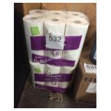 1 LOT (2) 6 PACK PAPER TOWELS