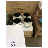 1 LOT STONEWARE MUGS