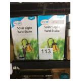 2 CTN SOLAR YARD STAKES
