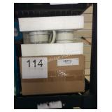 2 CTN STONEWARE MUGS