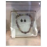 1 LOT NECKLACE & EARRING SET (DISPLAY)