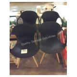 1 LOT 4 DECORATIVE CHAIRS