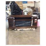 1 LOT TRESANTI TV CONSOLE W/ ELECTRIC FIREPLACE