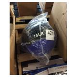 1 LOT 15LB MEDICINE BALL