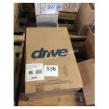 1 LOT DRIVE FOLDING STEEL COMMODE