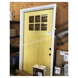 1 LOT FIBER GLASS ENTRY DOOR 36IN