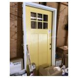1 LOT 36IN FIBER GLASS ENTRY DOOR