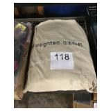 1 LOT VONLI WEIGHTED BLANKET