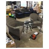 1 LOT 3 PC TABLE AND CHAIR SET