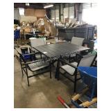 1 LOT 5PC TABLE AND CHAIR SET