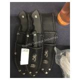 1 LOT BROWNING KNIFES W/ SHEATHS (DISPLAY)