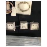 1 LOT 3 14KT GOLD EARRINGS (DISPLAY)