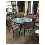 1 LOT 7PC PATIO TABLE AND CHAIR SET