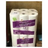 1 LOT 18 ROLLS PAPER TOWELS