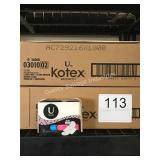 2 CTN KOTEX PADS